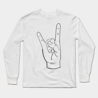 fingers hand Long Sleeve T-Shirt